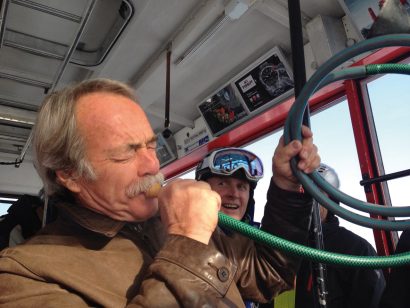 Roland in Titlis-Bahn